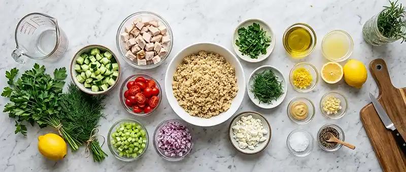 Lemon Herb Turkey Quinoa Chop 2 lemon herb salad