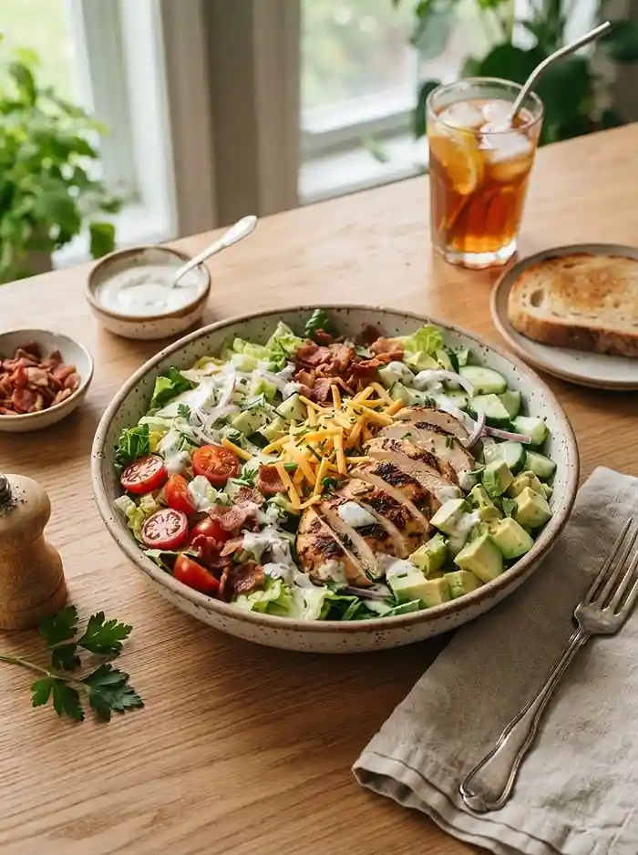 Greek Yogurt Chicken BLT Salad 4 lunch salad