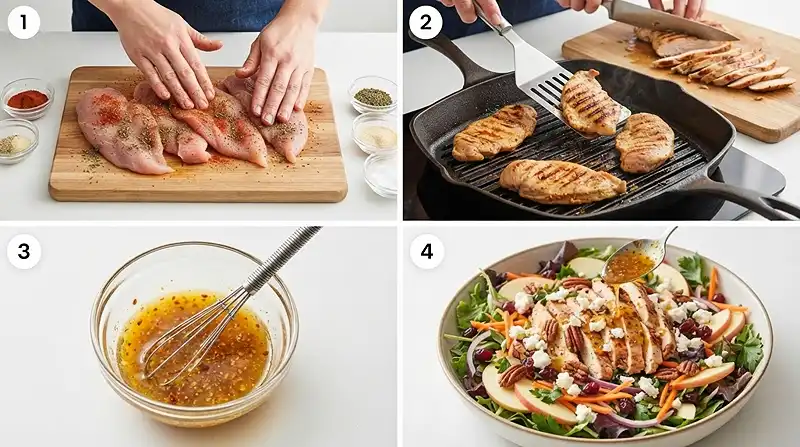 Hot Honey Turkey Apple Salad 3 make ahead honey turkey for lunch box meals