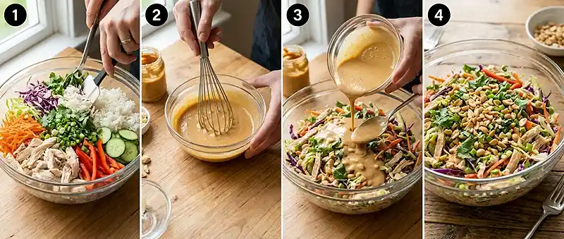 make ahead peanut chicken for lunch box meals