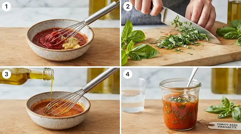 Tomato Basil Vinaigrette 3 summer dressing