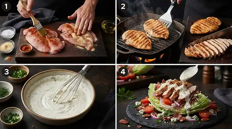 Steakhouse Turkey Wedge Salad 3 turkey wedge salad