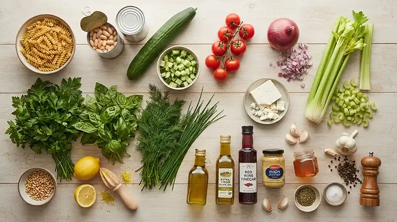 White Bean Pasta Salad With Herbs 2 white bean salad