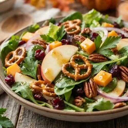 Autumn Apple Pretzel Crunch Salad 5 Autumn Apple Pretzel Crunch Salad