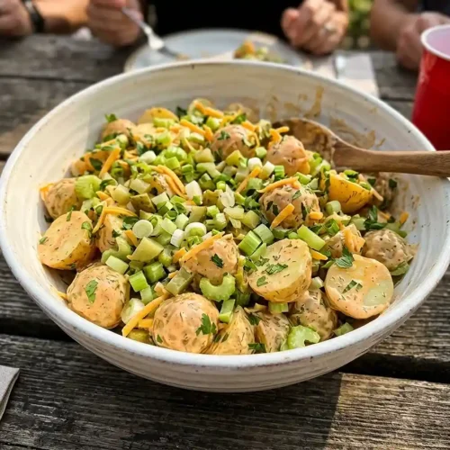 Buffalo Ranch Celery Potato Salad 5 Buffalo Ranch Celery Potato Salad