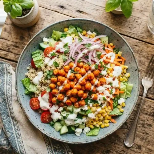 Buffalo Ranch Chickpea Power Bowl 5 Buffalo Ranch Chickpea Power Bowl