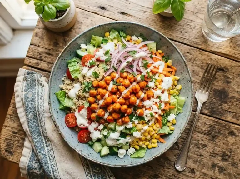 Buffalo Ranch Chickpea Power Bowl