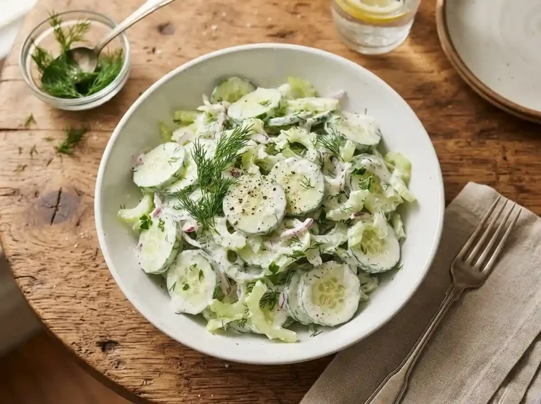 Salad Alchemy 10 Creamy Dill Cucumber Celery Salad