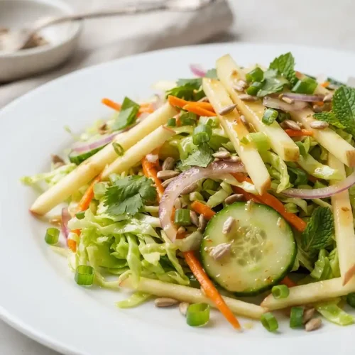 Cucumber Apple Slaw Salad 5 Cucumber Apple Slaw Salad