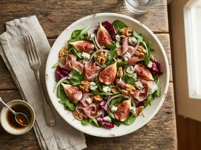 Fig Prosciutto Blue Cheese Salad