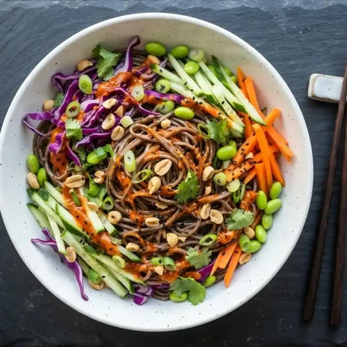 Gochujang Peanut Soba Salad 5 Gochujang Peanut Soba Salad