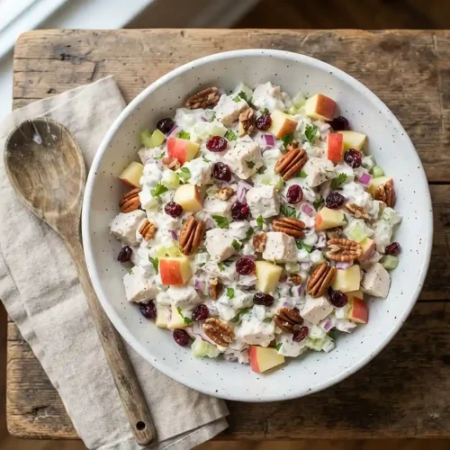 Greek Yogurt Chicken Apple Pecan Salad