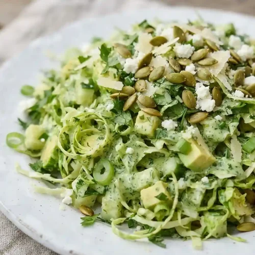 Green Goddess Brussels Chop