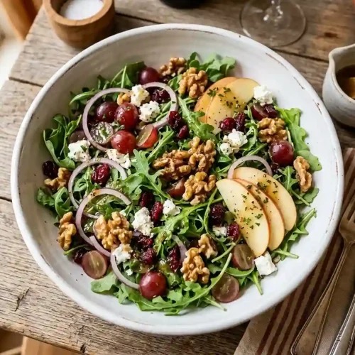 Harvest Grape Walnut Arugula Salad 5 Harvest Grape Walnut Arugula Salad