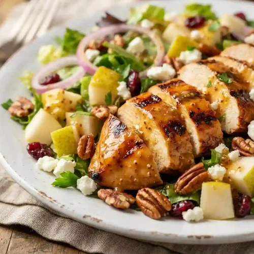 Honey Mustard Chicken Pear Chop 5 Honey Mustard Chicken Pear Chop