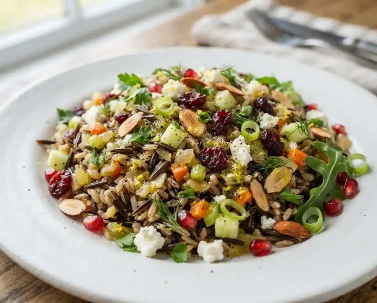 Lemon Herb Wild Rice Pilaf Salad