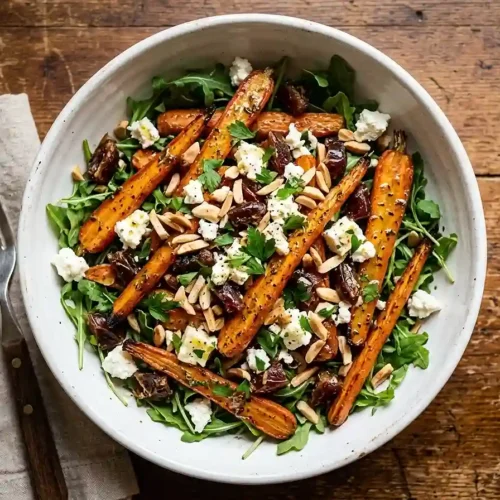 Roasted Carrot Feta Date Salad 5 Roasted Carrot Feta Date Salad