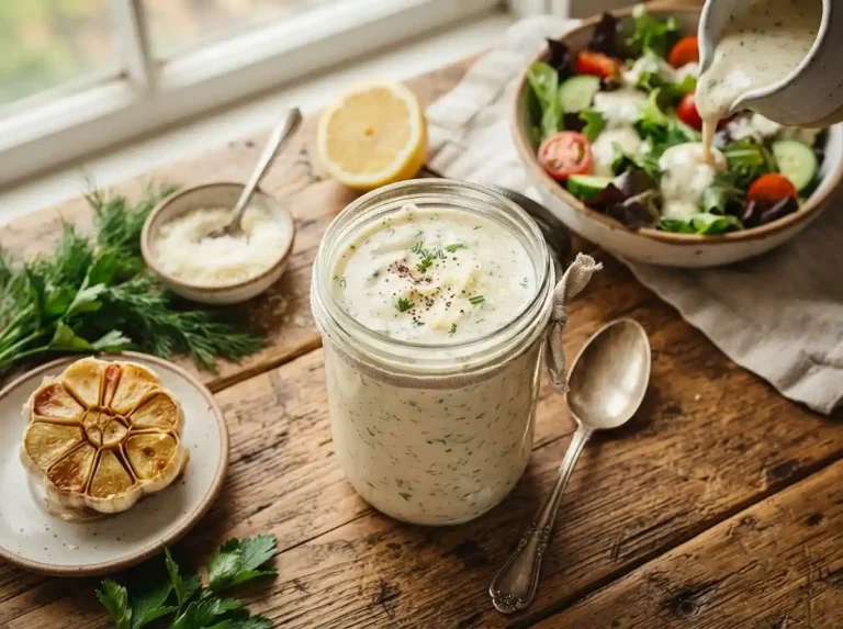 Roasted Garlic Parmesan Ranch Dressing