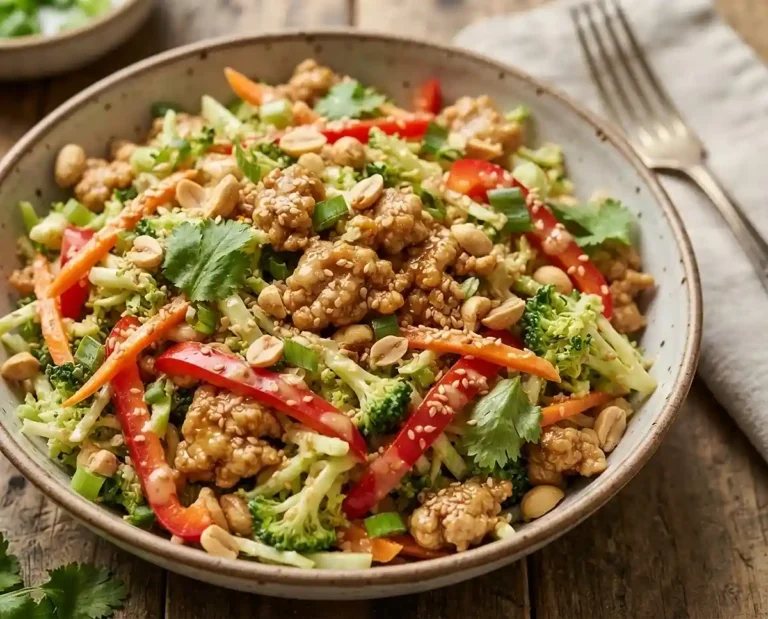 Salad Alchemy 8 Thai Peanut Turkey Broccoli Slaw Salad