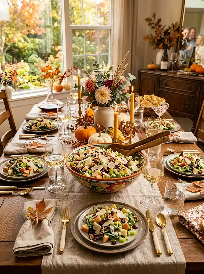 Apple Celery Parmesan Chop Salad 4 beautiful apple celery parmesan for peak fall entertaining