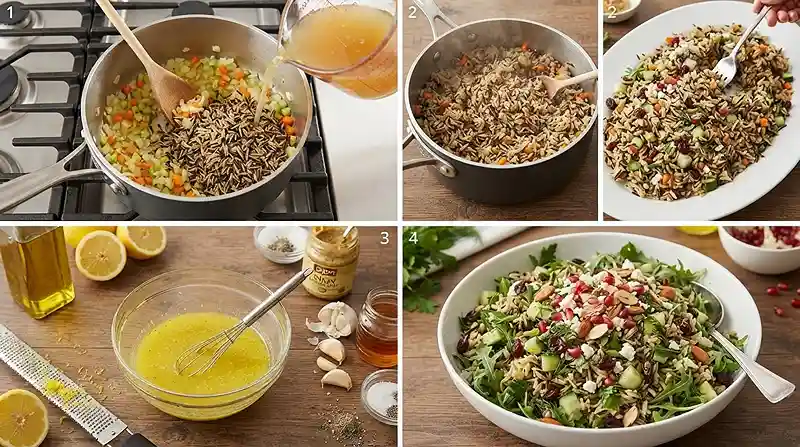 Lemon Herb Wild Rice Pilaf Salad 3 crowd pleasing herb wild for labor day leftovers
