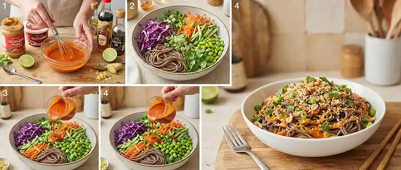 Gochujang Peanut Soba Salad 3 crowd pleasing peanut soba for labor day leftovers