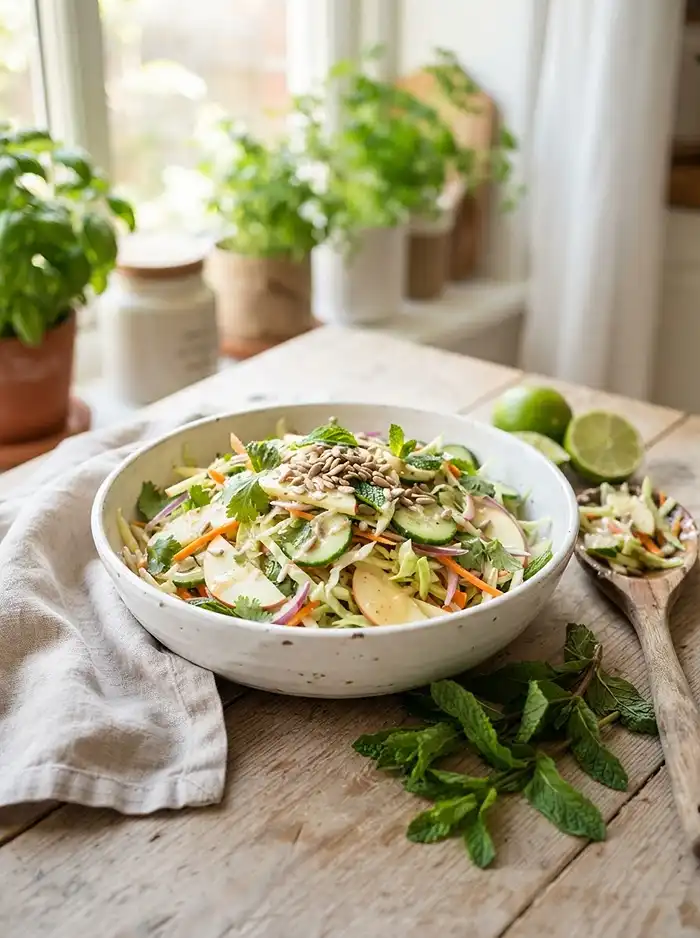 Cucumber Apple Slaw Salad 4 easy cucumber apple slaw for back to school lunches