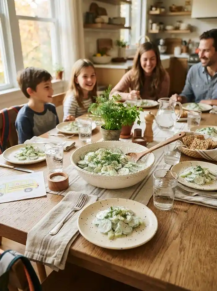 easy dill cucumber celery for back to school lunches