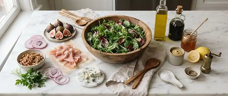 Stunning Fig Prosciutto Blue Cheese Salad 2 easy fig prosciutto for october lunch parties