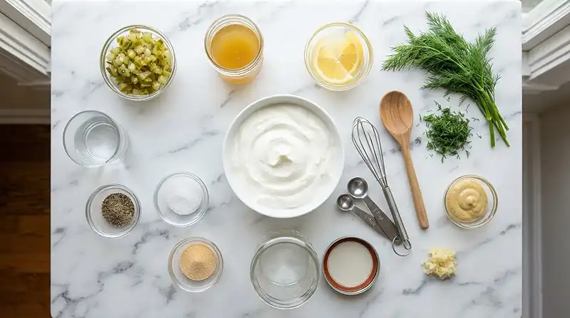 Creamy Pickle Dill Yogurt Dressing 2 easy homemade pickle dill for everyday salad bowls