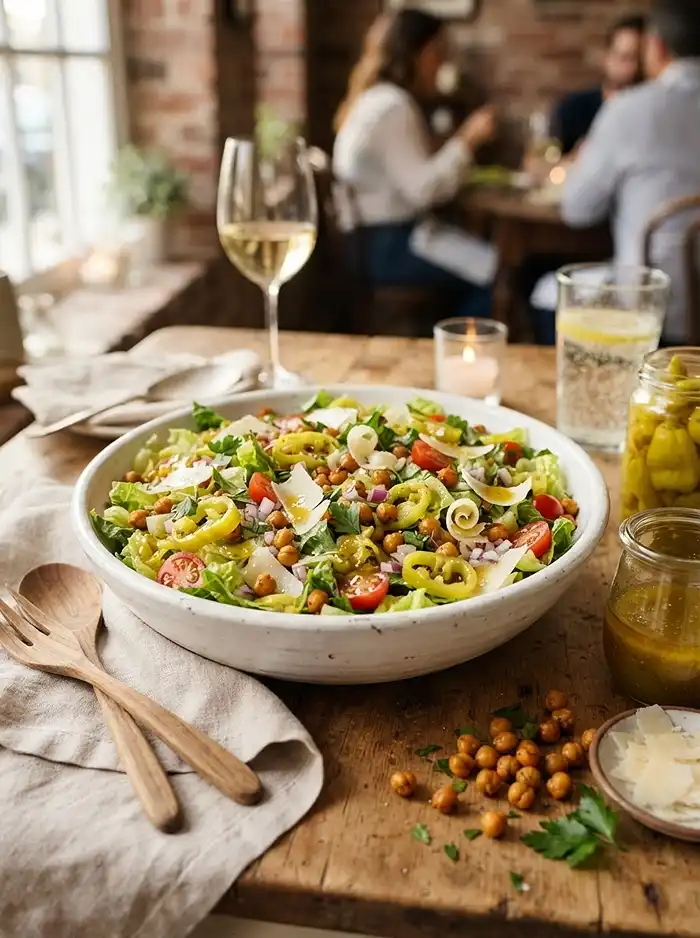 Pepperoncini Romaine Parmesan Chop Salad 4 easy pepperoncini romaine parmesan for back to school lunches