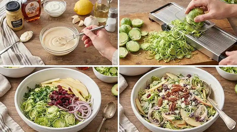 Brussels Apple Cranberry Slaw 3 fresh apple cranberry for colorful harvest tables