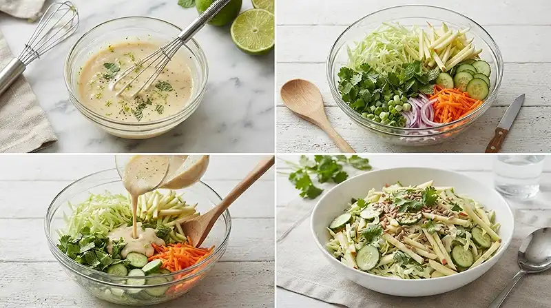 Cucumber Apple Slaw Salad 3 fresh apple slaw for simple dinner salads