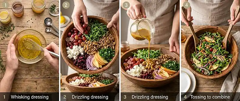 Harvest Grape Walnut Arugula Salad 3 fresh grape walnut for colorful harvest tables