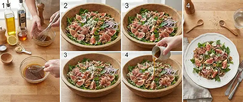 Stunning Fig Prosciutto Blue Cheese Salad 3 fresh prosciutto blue for colorful harvest tables