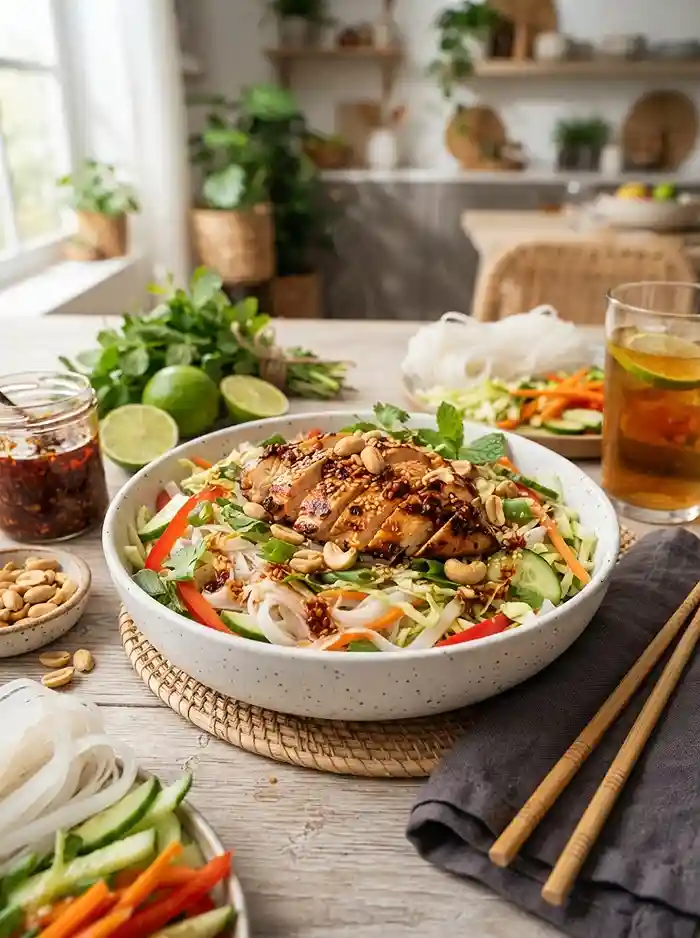 hearty chili crisp chicken for busy fall evenings