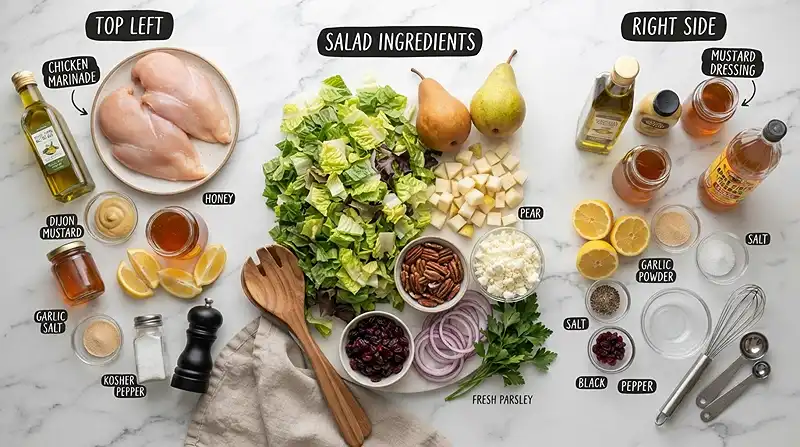 Honey Mustard Chicken Pear Chop 2 high protein honey mustard for easy weeknight dinners