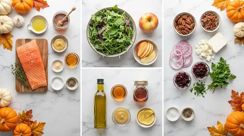 Maple Dijon Salmon Apple Salad 2 high protein maple dijon for easy weeknight dinners