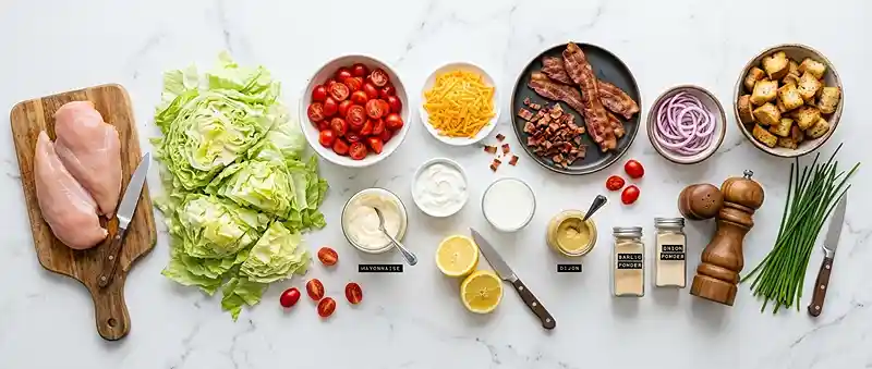 Steakhouse Chicken Wedge Chop Salad 2 high protein steakhouse chicken for easy weeknight dinners