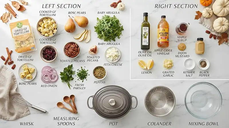 Harvest Tortellini Pear Pasta Salad 2 make ahead harvest tortellini for football tailgate spreads