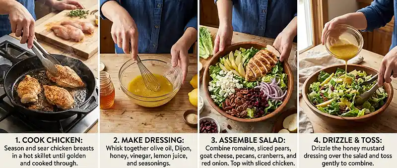 Chicken Pear Chop 3 make ahead mustard chicken for lunch box meal prep
