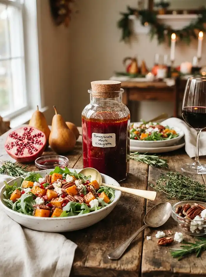 Pomegranate Maple Vinaigrette 4 make ahead pomegranate maple pomegranate for weeknight dinner salads