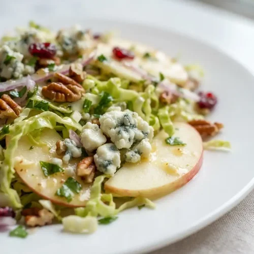Apple Cabbage Gorgonzola Salad 5 Apple Cabbage Gorgonzola Salad