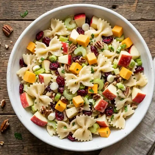Crunchy Apple Cheddar Bowtie Salad 5 Apple Cheddar Bowtie Salad