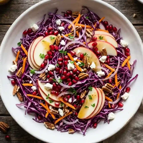 Apple Pomegranate Cabbage Crunch Salad 5 Apple Pomegranate Cabbage Crunch Salad