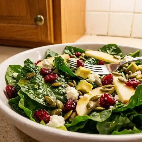 Baby Kale Cranberry Seed Salad 5 Baby Kale Cranberry Seed Salad