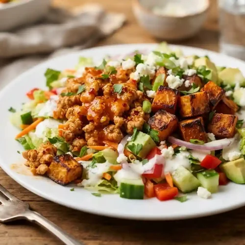 Buffalo Turkey Sweet Potato Salad 5 Buffalo Turkey Sweet Potato Salad
