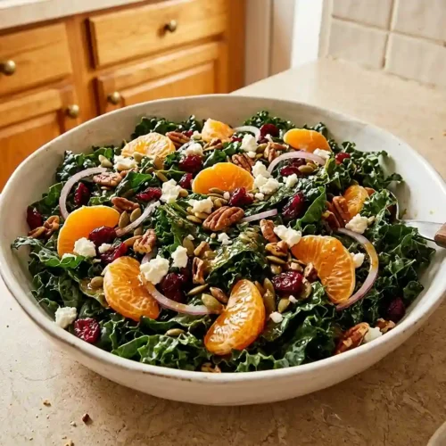 Cranberry Clementine Kale Salad 5 Cranberry Clementine Kale Salad