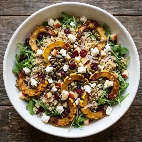 Delicata Feta Quinoa Crunch Salad 5 Delicata Feta Quinoa Crunch Salad