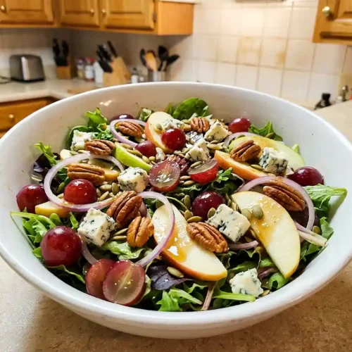 Harvest Grape Gorgonzola Greens Salad 5 Harvest Grape Gorgonzola Greens Salad